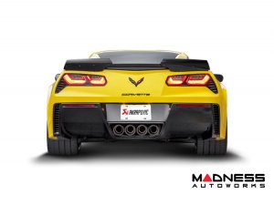 Chevrolet Corvette Performance Exhaust - C7 Z06 - Akrapovic - Slip-On Line - Carbon Fiber Tips